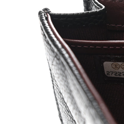 Chanel Caviar Quilted Large Gusset Flap Wallet Black 8 of 8