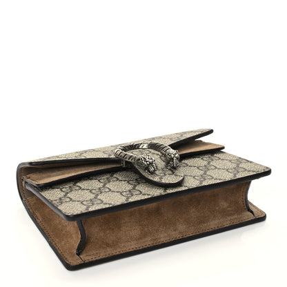 Gucci GG Supreme Monogram Super Mini Dionysus Shoulder Bag Taupe 3 of 9