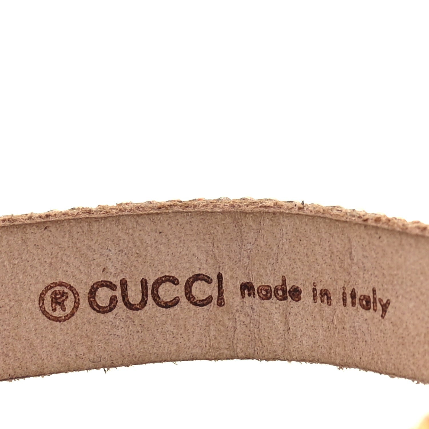 Gucci Calfskin Crystal Embellished Double G Bracelet  Black 3 of 3