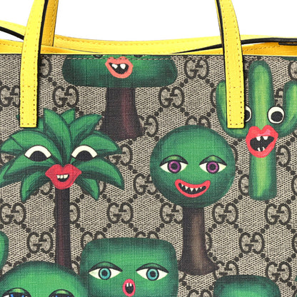 Gucci GG Supreme Monogram Smiling Plants Childrens Tote  Multicolor 7 of 9