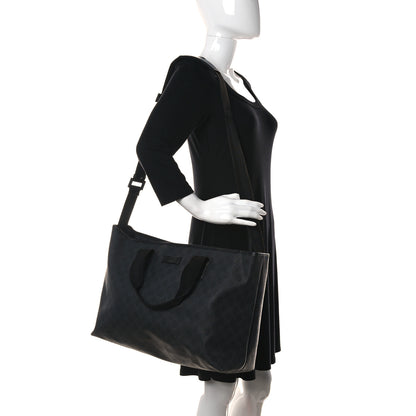 Gucci GG Plus Monogram Travel Bag Black 3 of 22