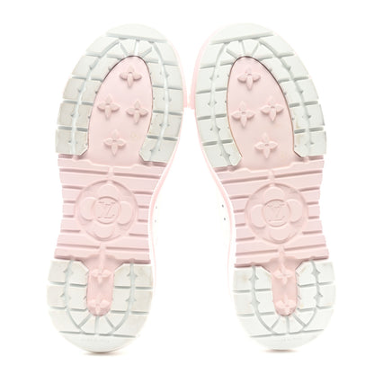 Louis Vuitton Canvas LV Squad Sneakers 38 White Pink 5 of 10