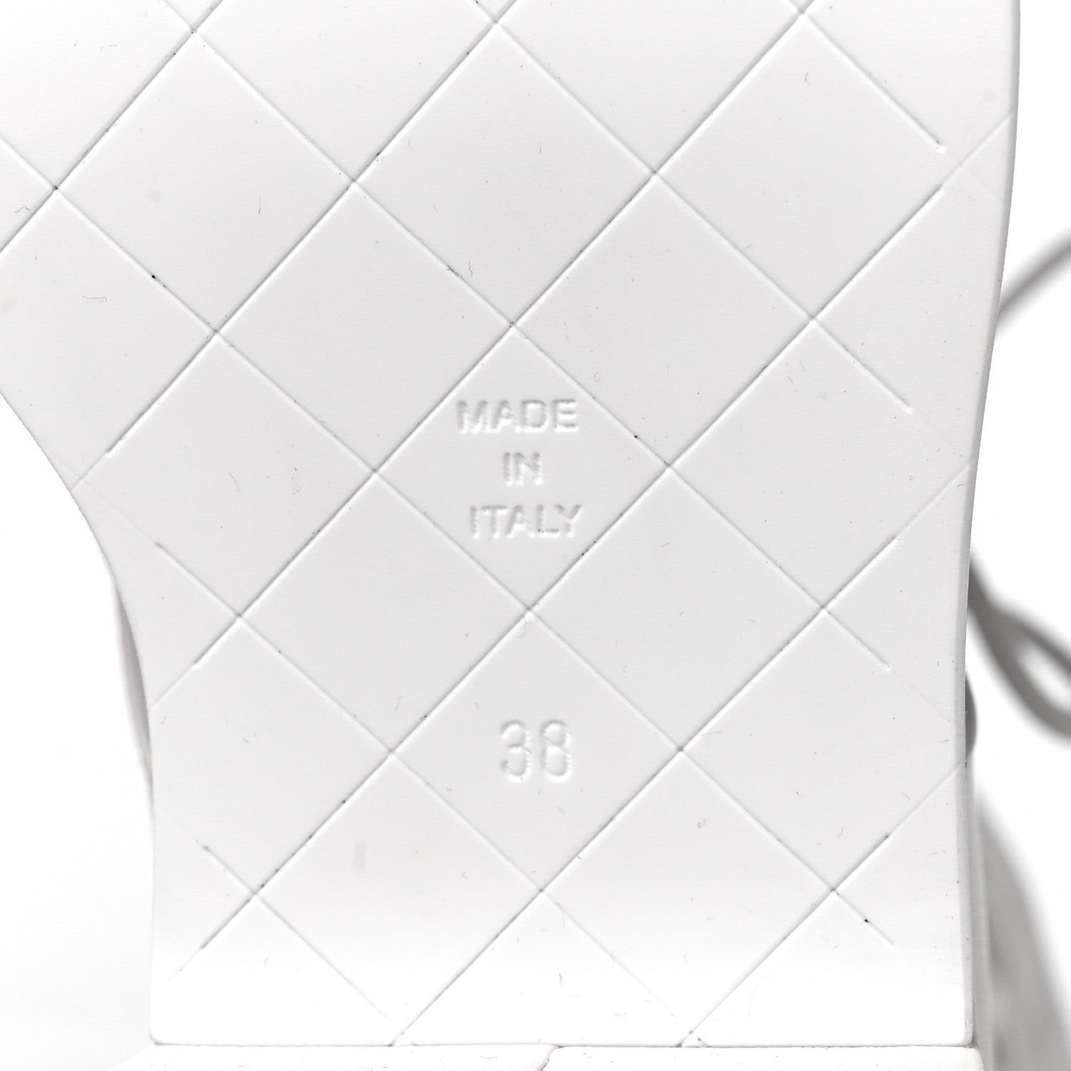 Chanel Lambskin Quilted Lace Up Combat Boots 38 White 6 of 7