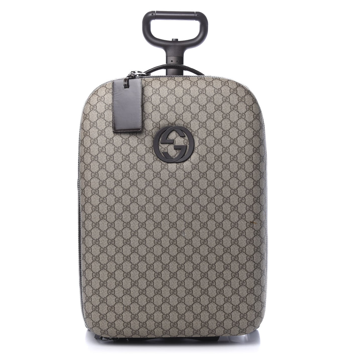 GG Plus Monogram Small Interlocking G Trolley Brown