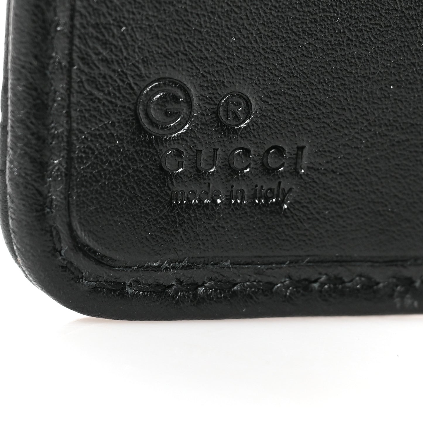 Soft Microguccissima Continental Zip Wallet Black