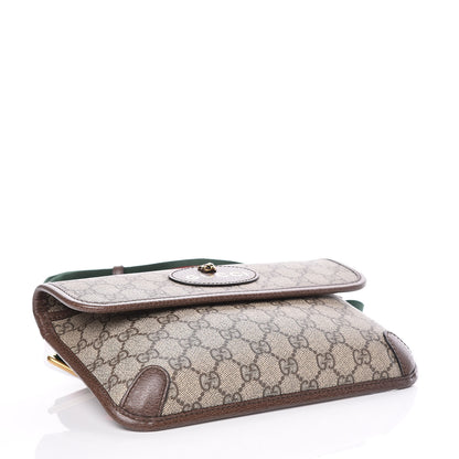 Gucci GG Supreme Monogram Neo Vintage Web Belt Bag Brown 4 of 9