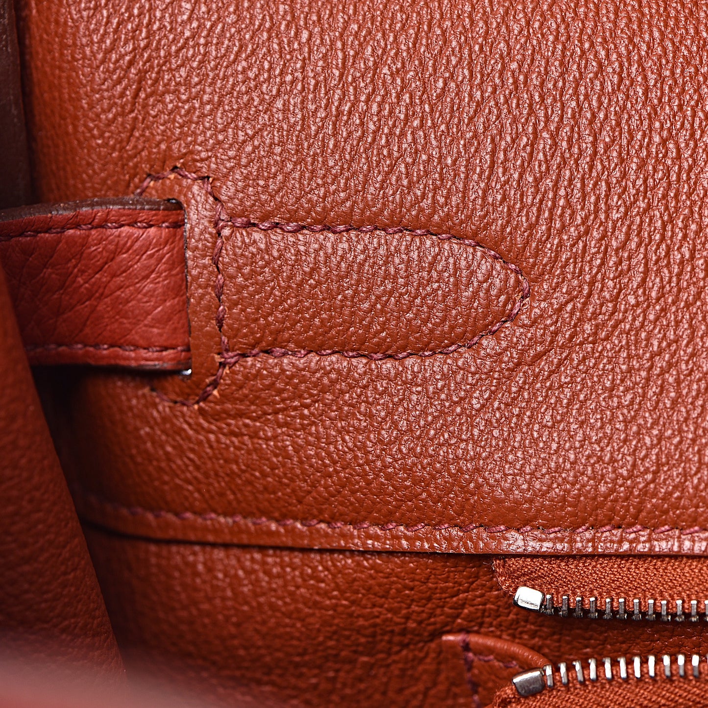 Taurillon Clemence Birkin 35 Rouge Venetian