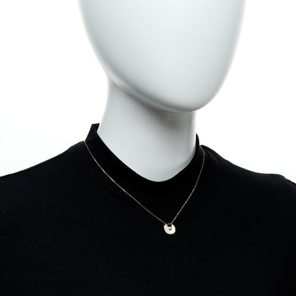 Cartier 18K Yellow Gold Diamond Mother of Pearl XS Amulette de Cartier Pendant Necklace 2 of 5