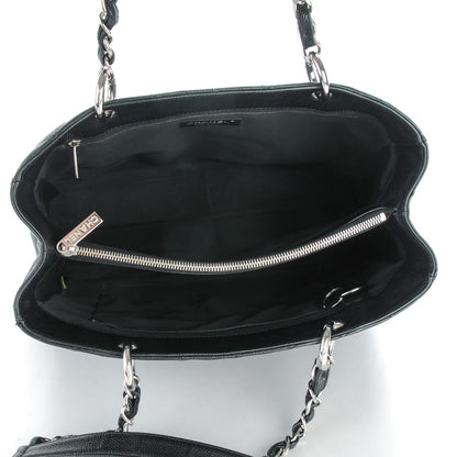Chanel Caviar Quilted Grand Shopping Tote GST Black 5 of 9