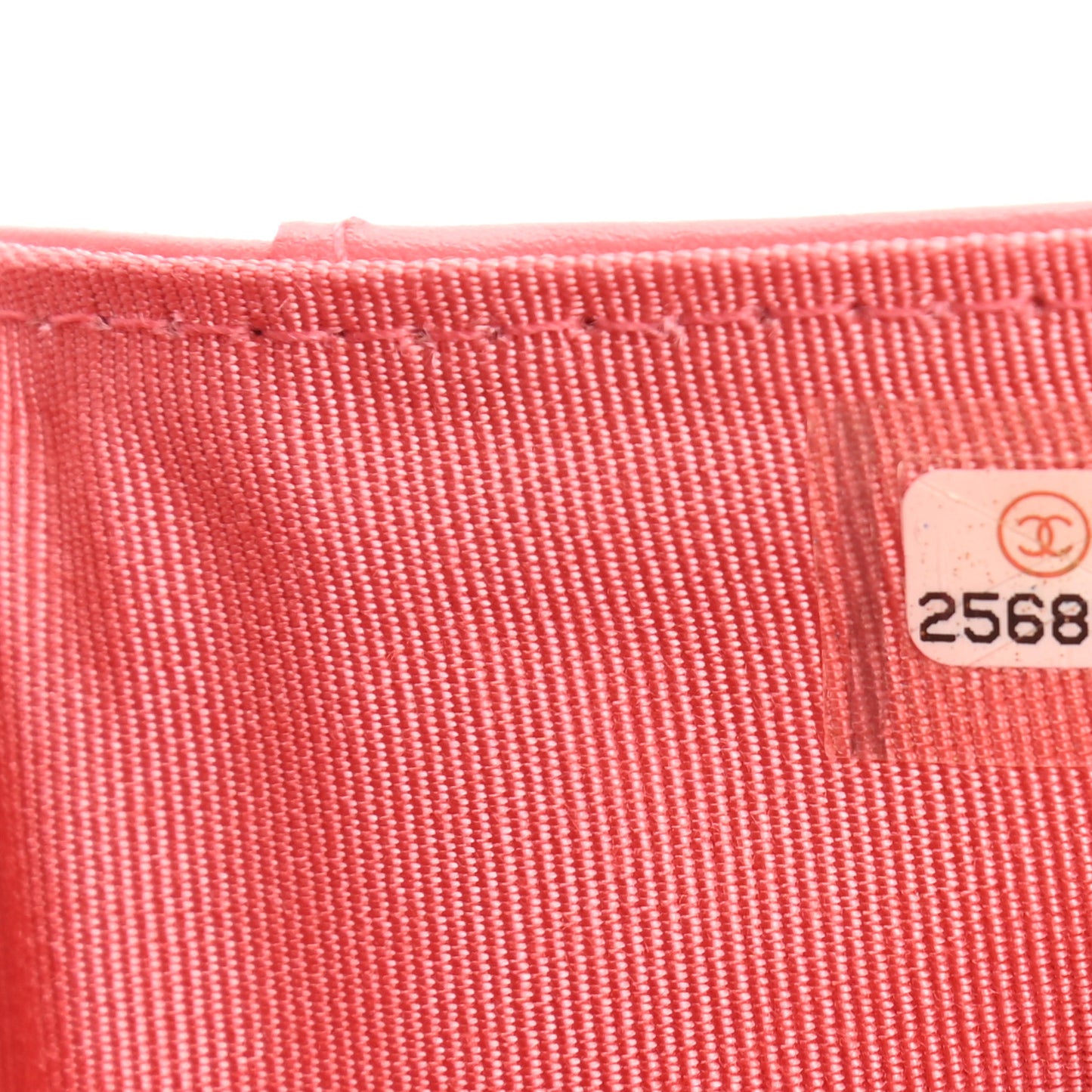 Caviar Quilted Double Flap Wallet Pink