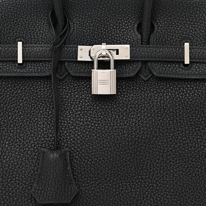 Hermes Togo Birkin 25 Black 8 of 10