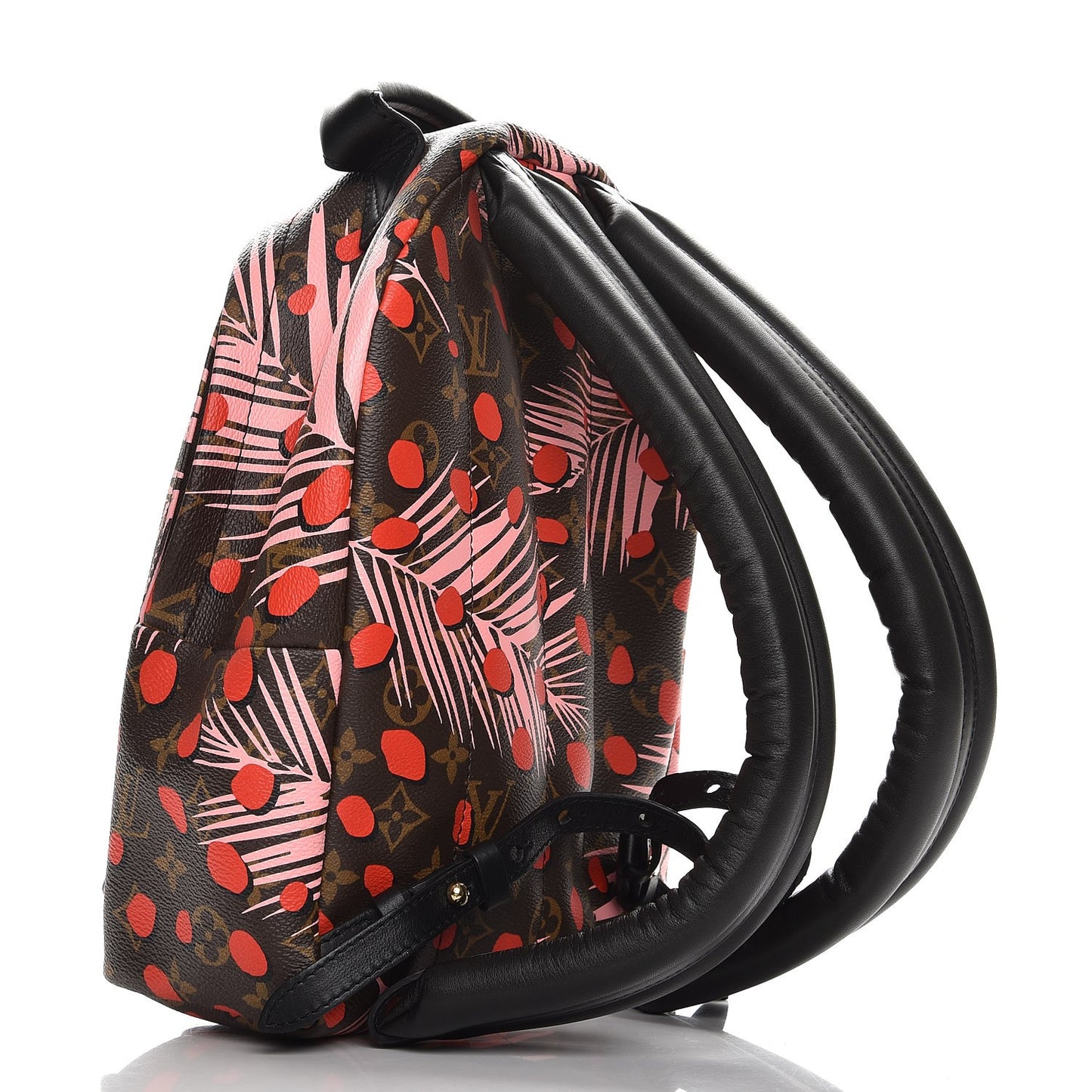 Monogram Jungle Dots Palm Springs Backpack PM Sugar Pink Poppy