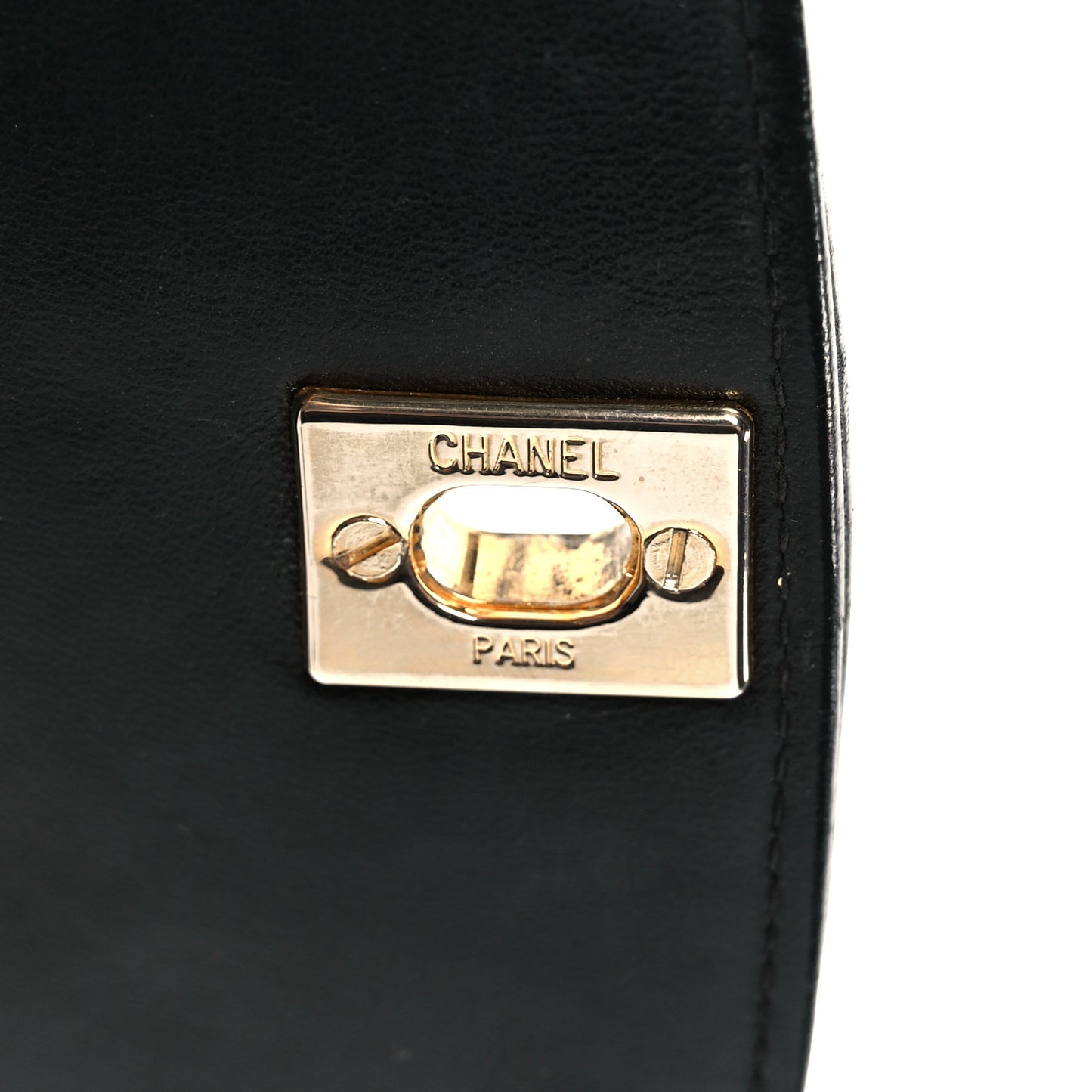 Lambskin Quilted Medium Single Flap Black