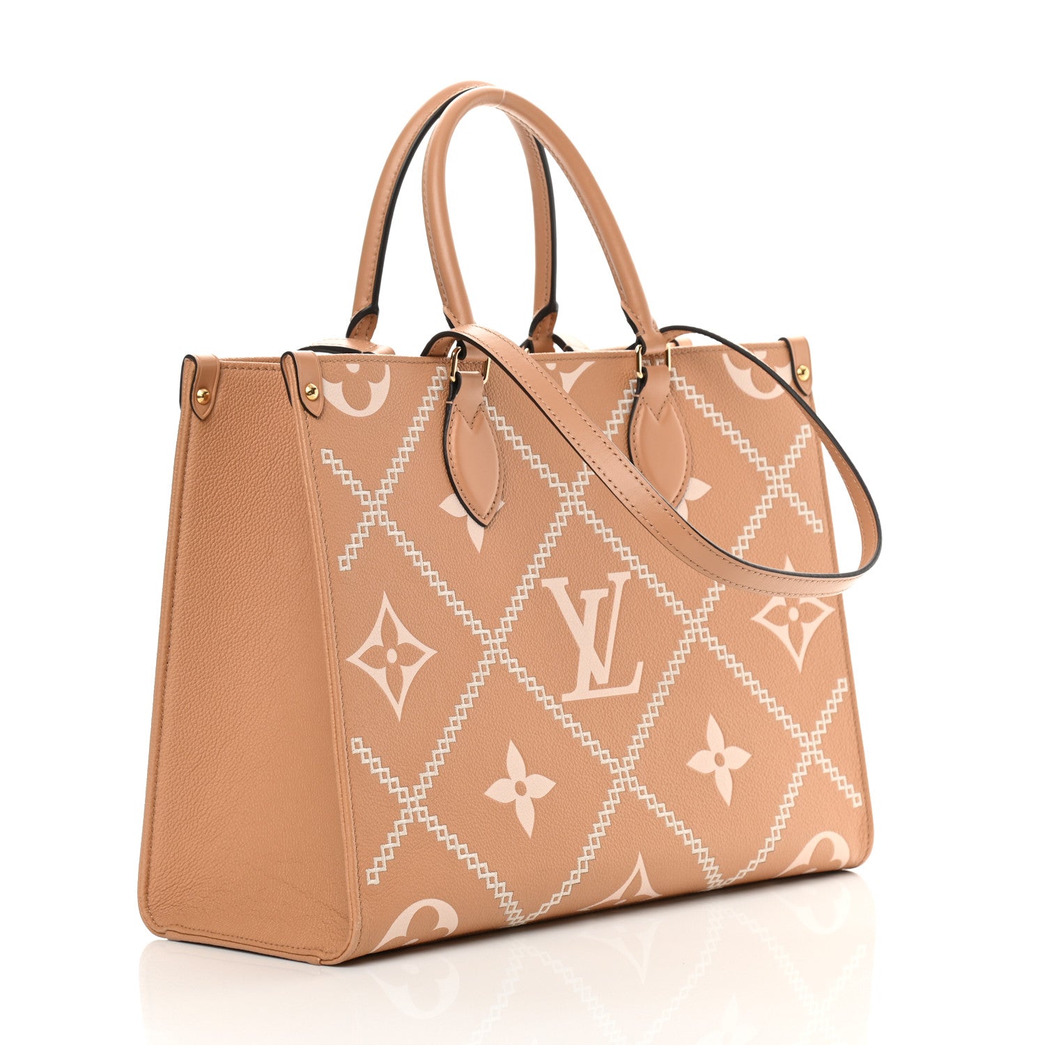 Louis Vuitton Empreinte Monogram Giant Broderies Onthego MM Arizona 3 of 9