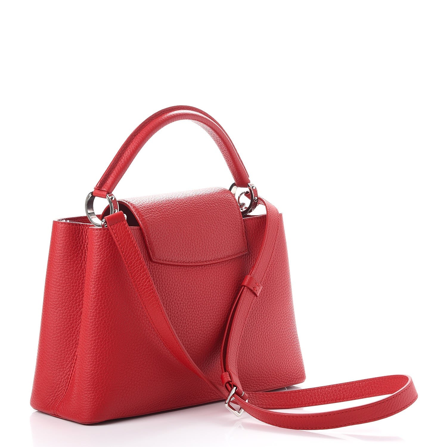 Louis Vuitton Taurillon Capucines PM Rubis 3 of 7