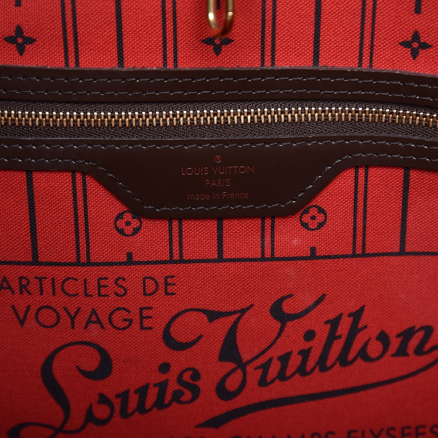 Louis Vuitton Damier Ebene Neverfull MM 6 of 7