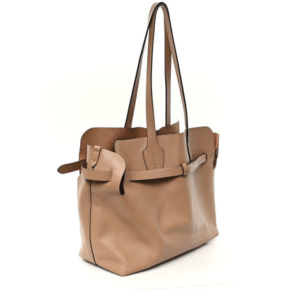 Burberry Soft Smooth Calfskin Medium Tote Limestone 3 of 7