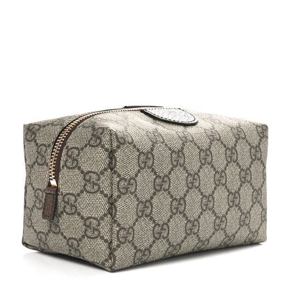 Gucci Soft GG Supreme Monogram Calfskin Medium Ophidia Cosmetic Case Beige Ebony New Acero 3 of 10