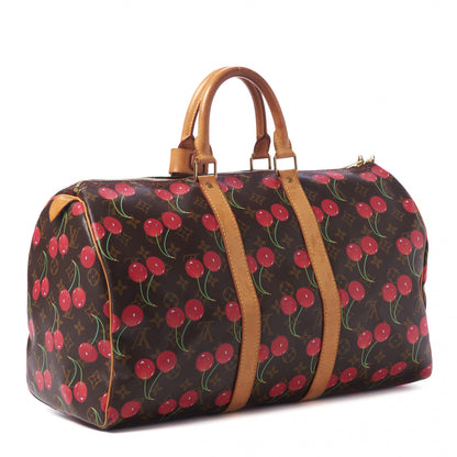 Louis Vuitton Monogram Cerises Keepall 45 3 of 12