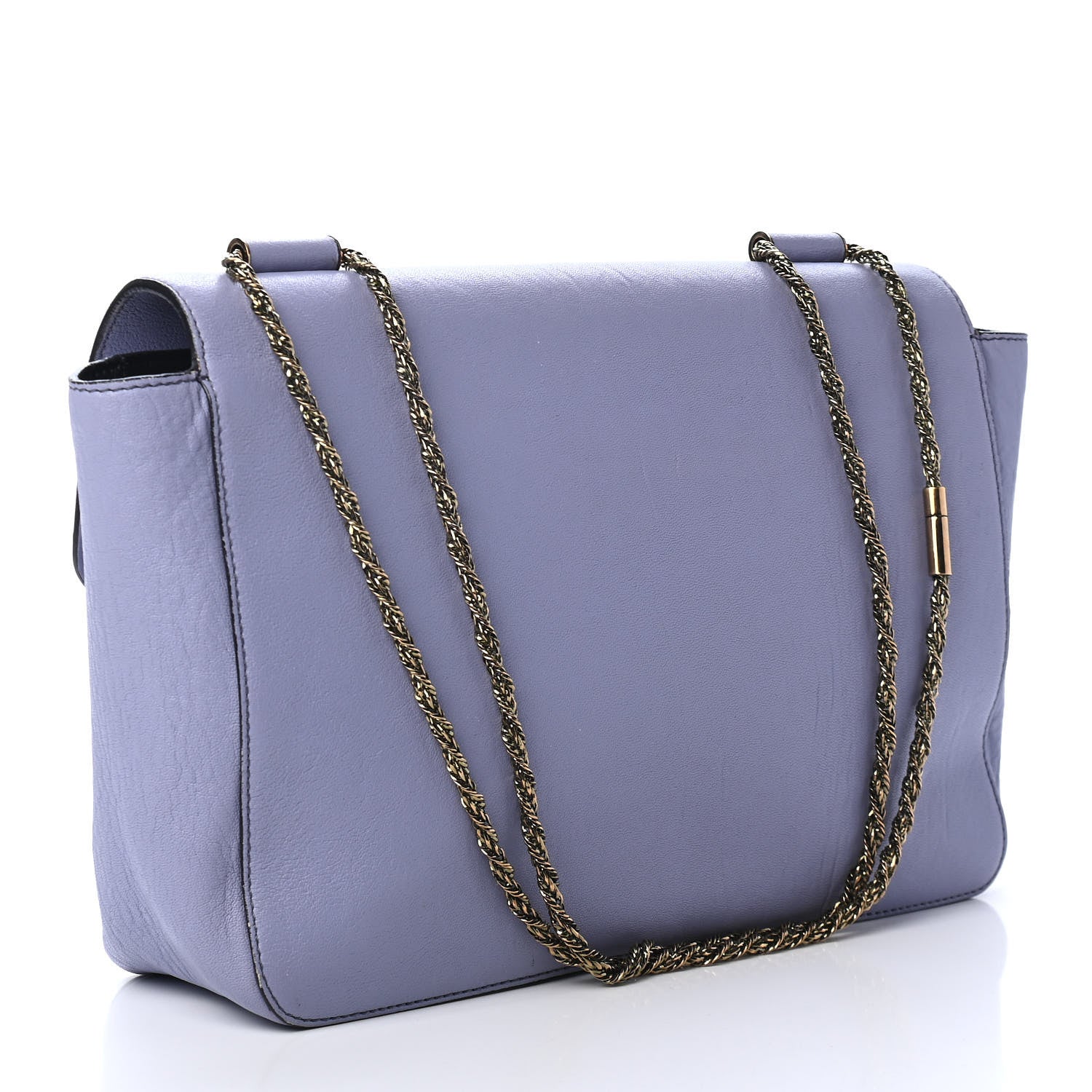 Chloe Goatskin Large Elsie Shoulder Bag Purple 2 of 5