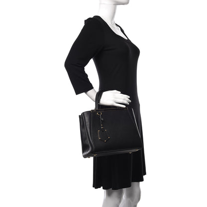 Fendi Vitello Elite Petite 2Jours Tote Black 2 of 11