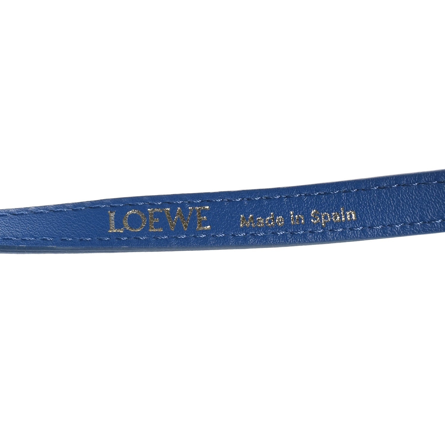 Loewe Crackle Patent Calfskin Medium Flamenco Knot Bag Royal Blue 7 of 7
