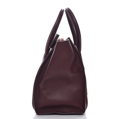 Celine Smooth Calfskin Mini Luggage Burgundy 8 of 12