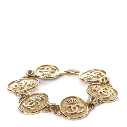 Chanel CC Medallion Bracelet Gold 1 of 5