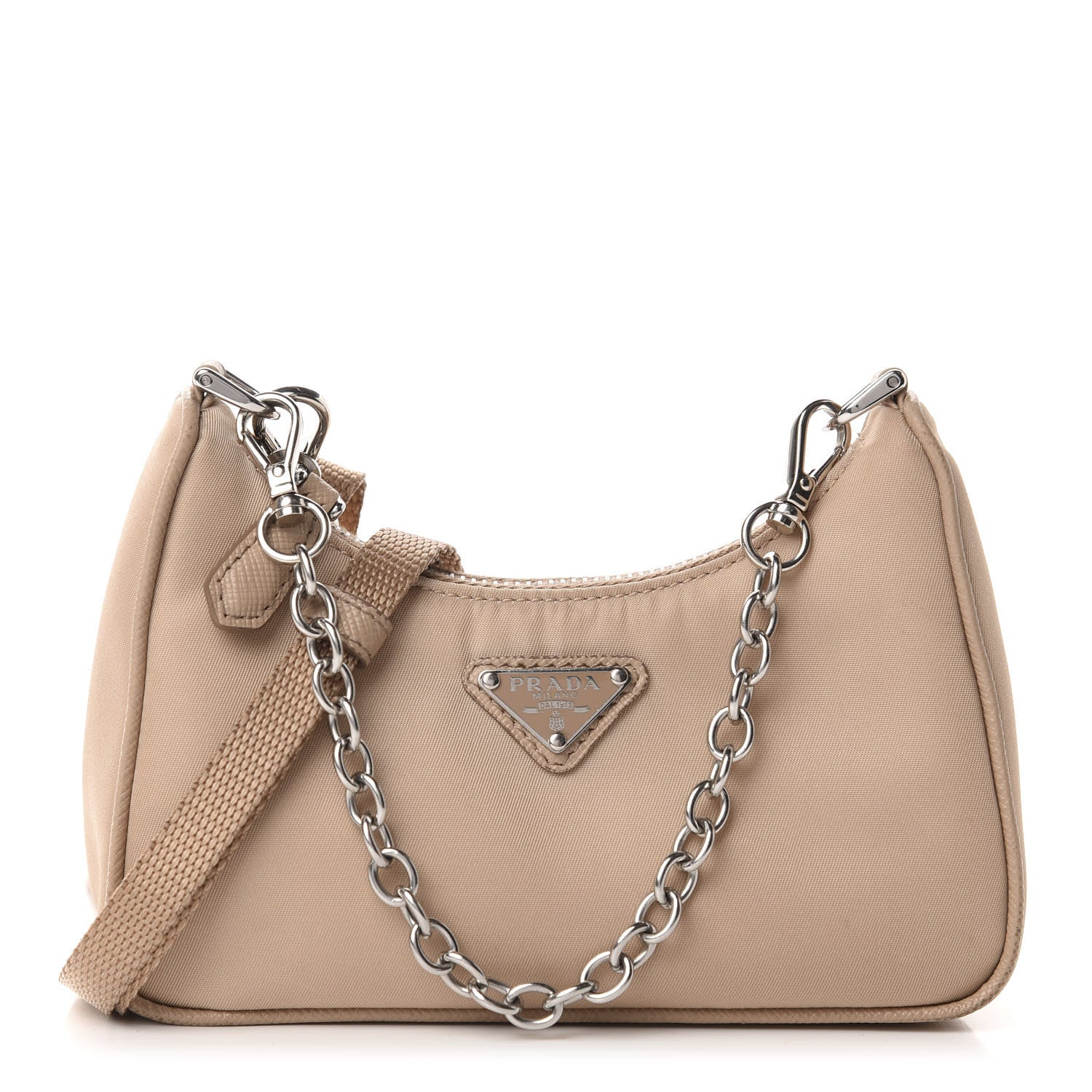 Prada Tessuto Nylon Saffiano Mini Re-Edition 2000 Shoulder Bag Cammeo 1 of 9