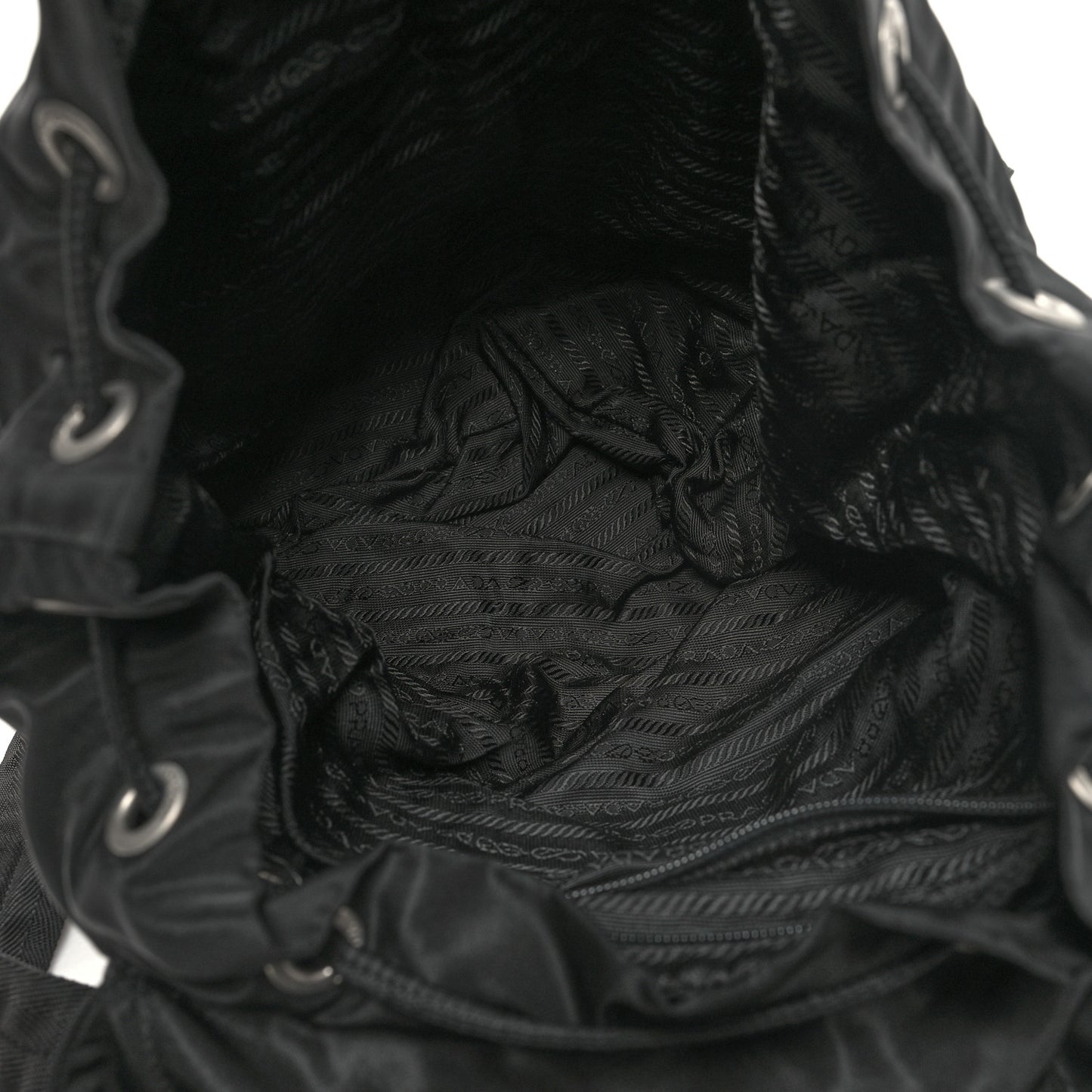 Nylon Vela Medium Backpack Black