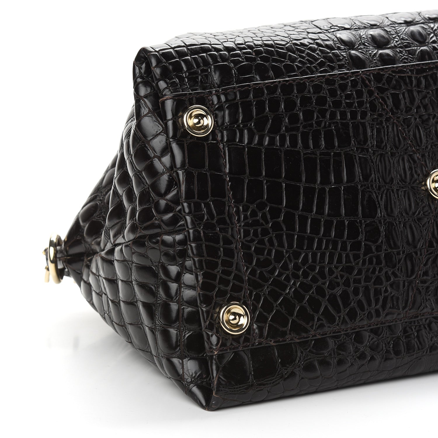 Jimmy Choo Calfskin Crocodile Embossed Bag 8 of 11