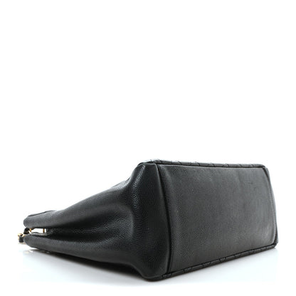 Chanel Caviar Quilted Grand Shopping Tote GST Black 4 of 7