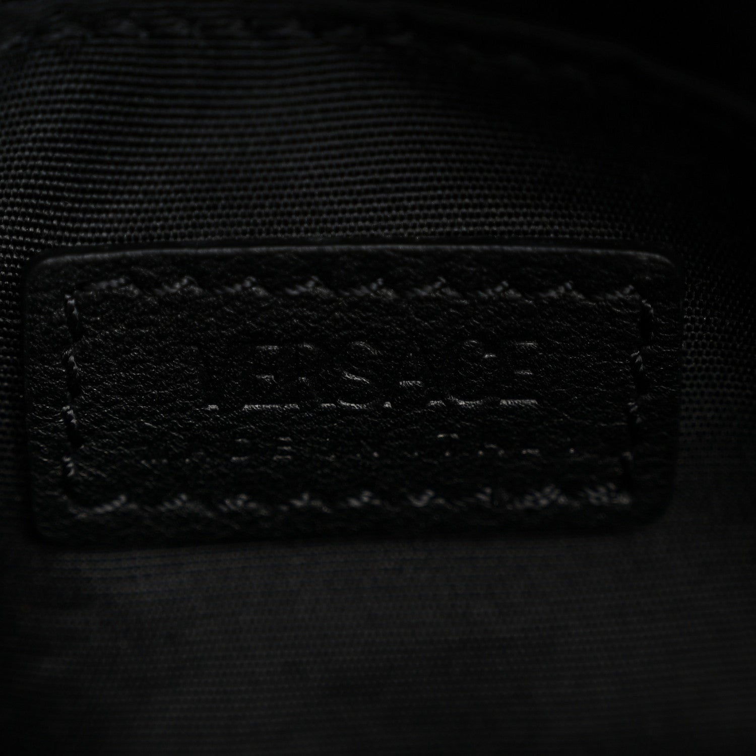 Versace Calfskin Baroque Logo Messenger Bag Black 6 of 11