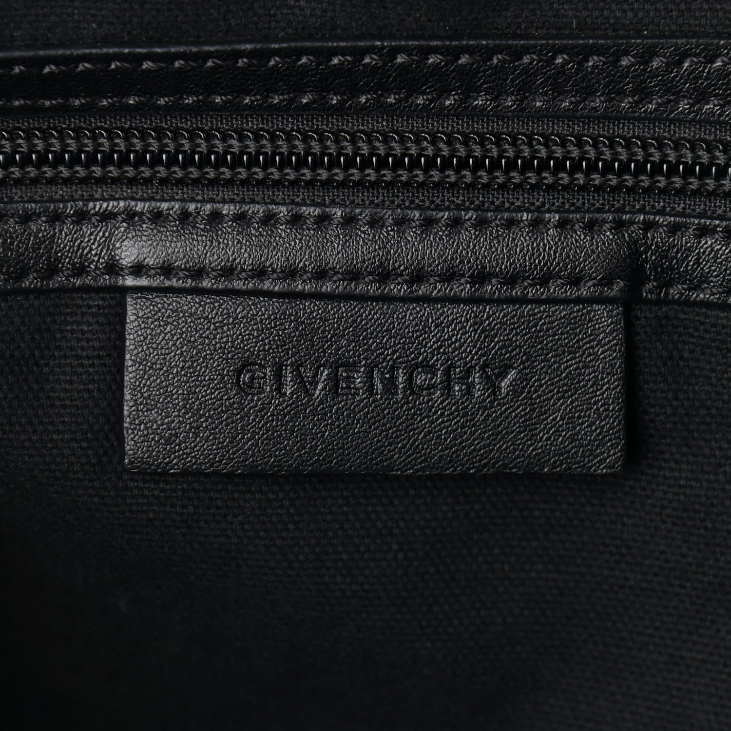 Givenchy Nylon Calfskin Magnolia and Moth Print Backpack Black 5 of 13