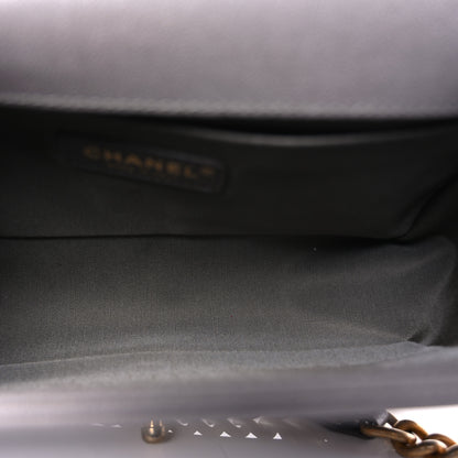 Chanel Calfskin Quilted Medium Boy Flap Grey 5 of 8