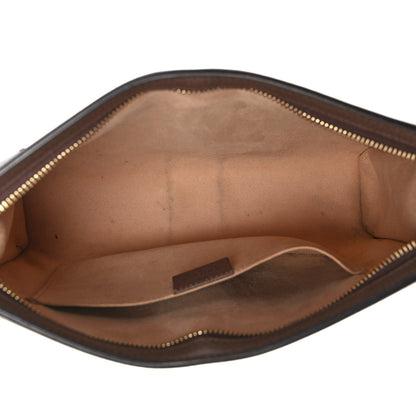 Gucci GG Supreme Monogram Web Ophidia Pouch Brown 5 of 13
