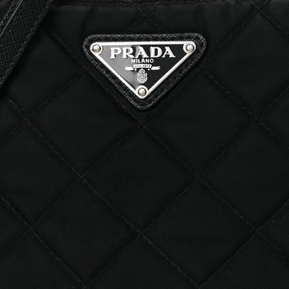 Prada Nylon Tessuto Impuntu Quilted Crossbody Bag Black 6 of 9