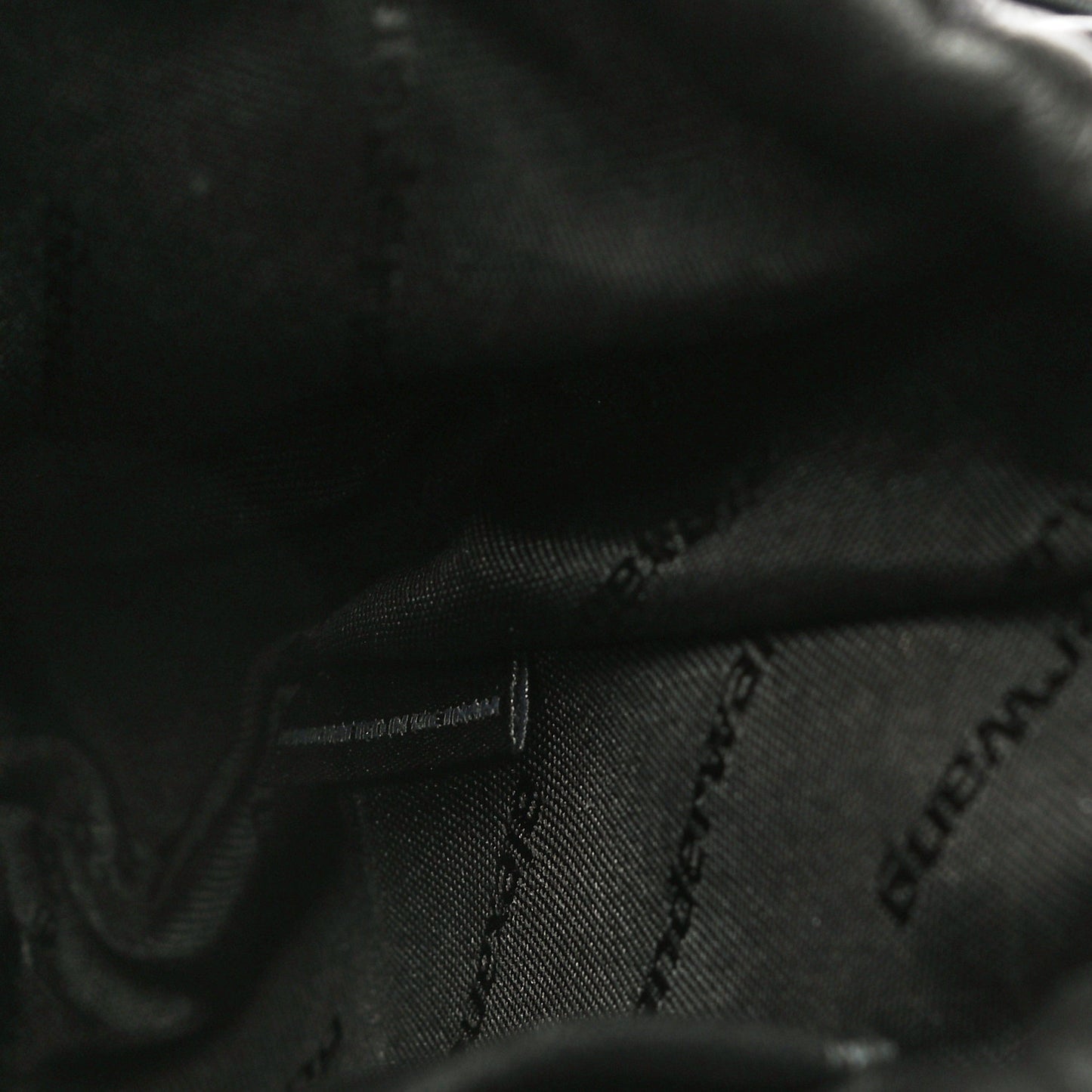 Lambskin Nylon Small Ryan Bag Black