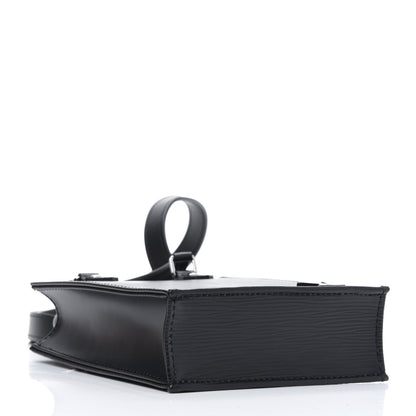 Louis Vuitton Epi Petit Sac Plat Black 4 of 10