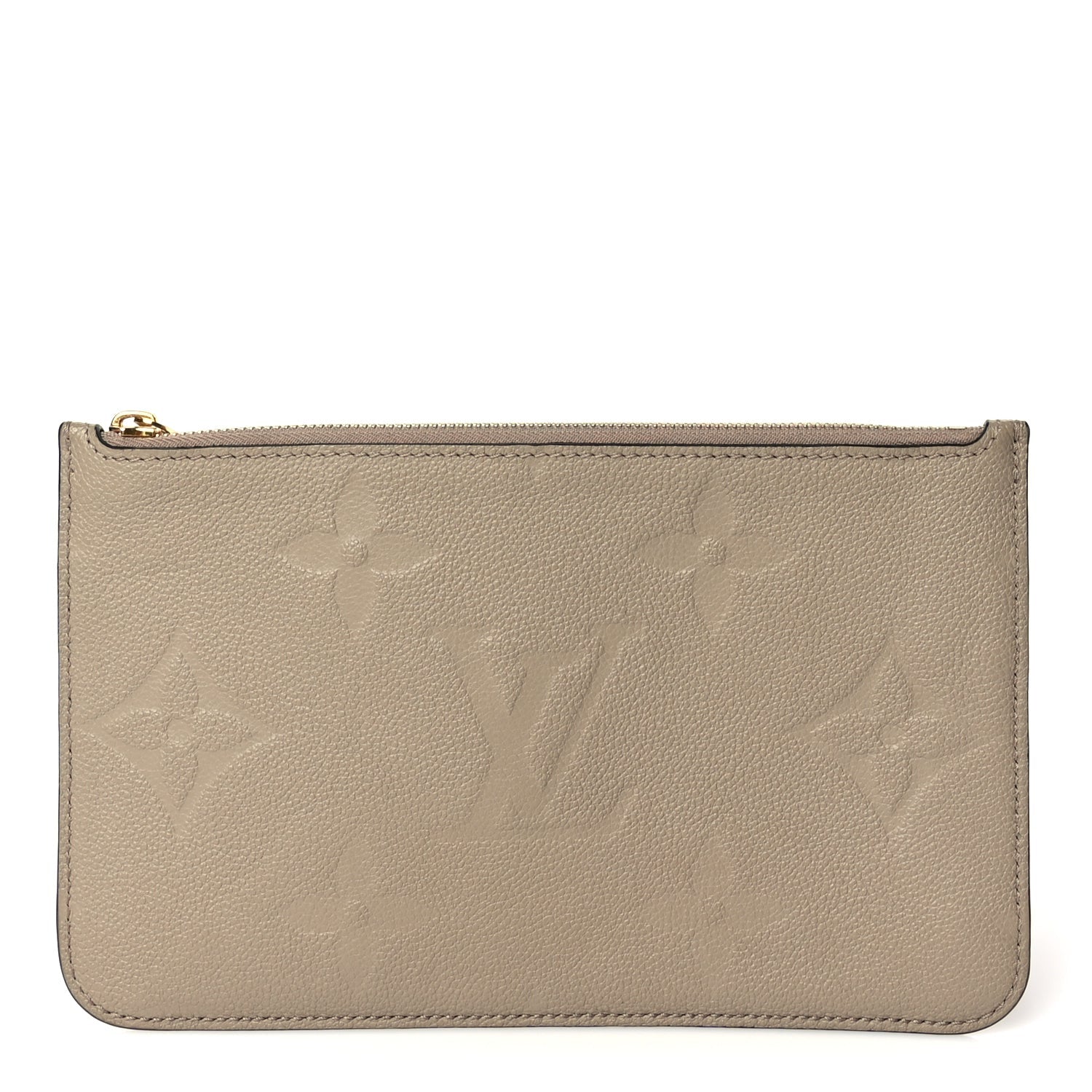 Louis Vuitton Empreinte Monogram Giant Neverfull MM Pochette Tourterelle 1 of 7