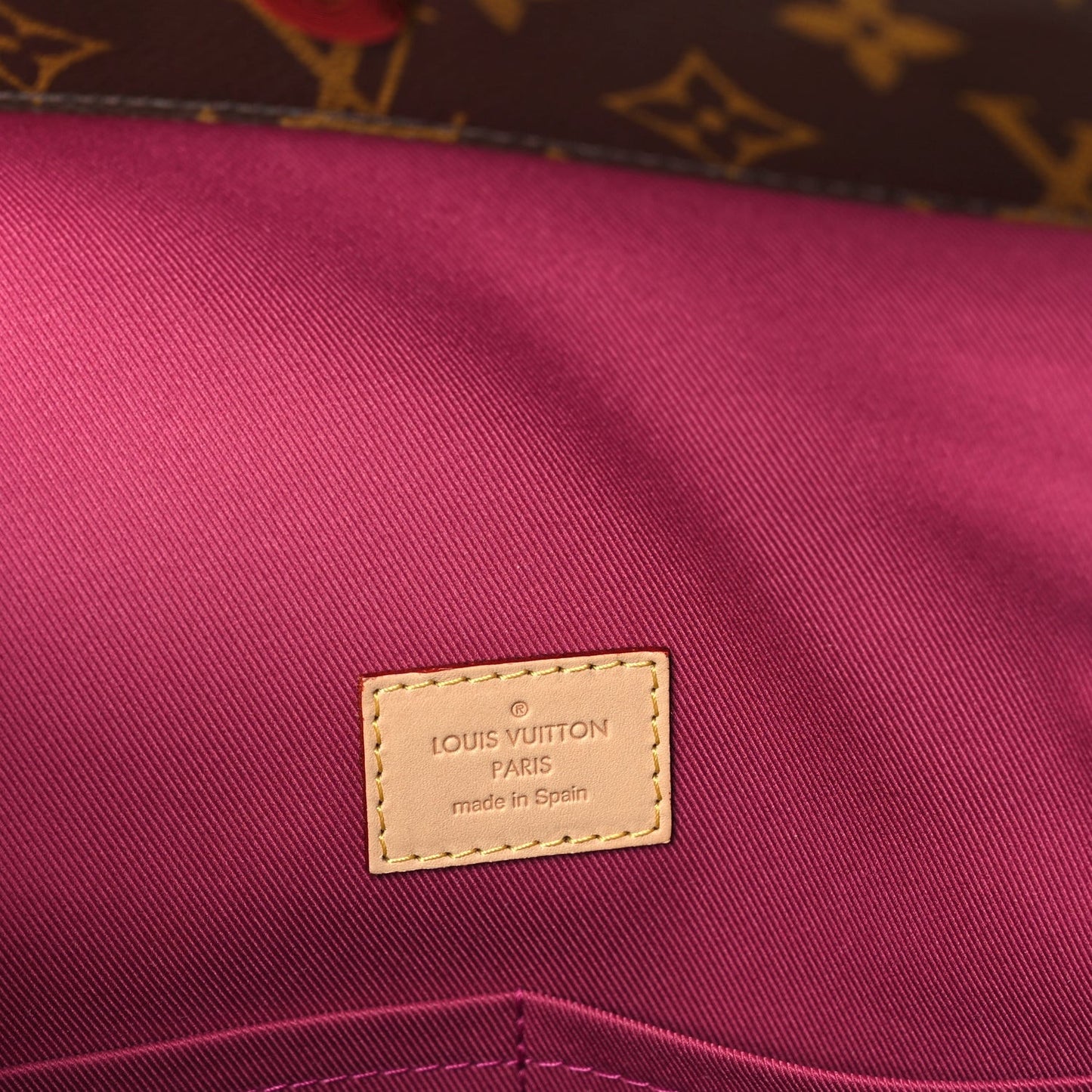 Monogram Cluny BB Bordeaux Fuchsia Bordeaux Fuchsia