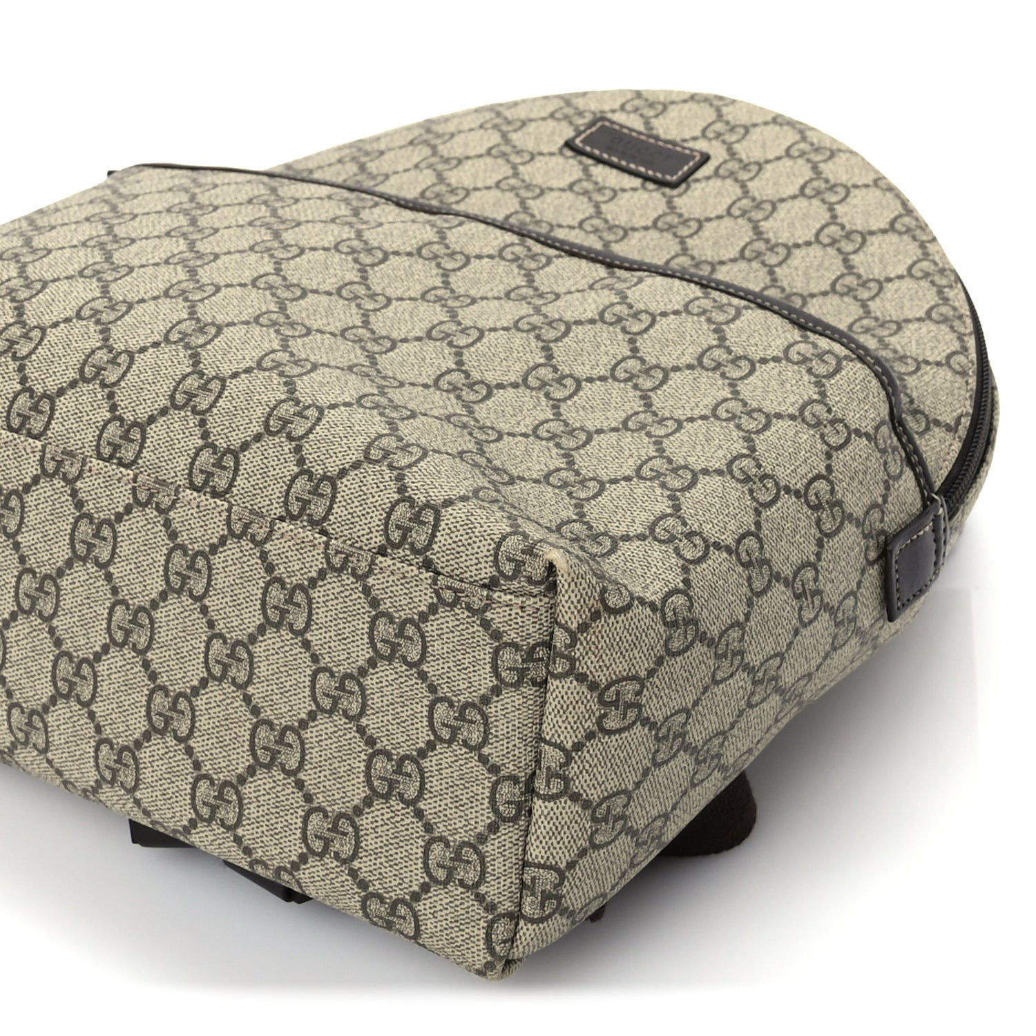 Gucci GG Supreme Monogram Margaux Calfskin Childrens Day Backpack Beige Ebony Cocoa Dark Chocolate 9 of 9