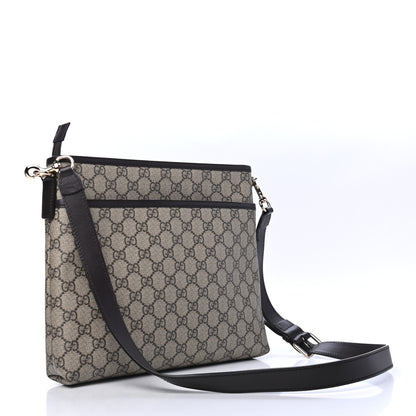 Gucci GG Plus Monogram Medium Flat Messenger Bag Dark Brown 2 of 6