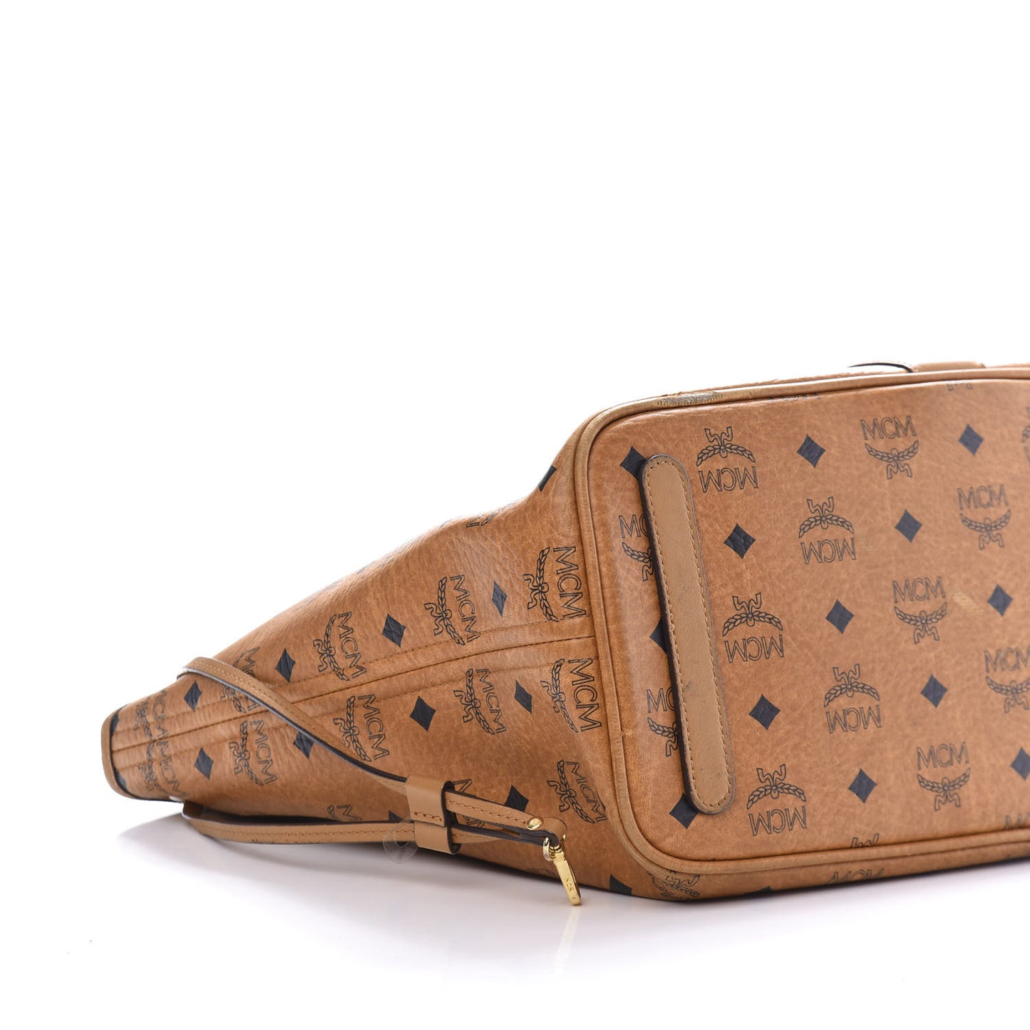 Visetos Medium Liz Reversible Shopper Tote Cognac