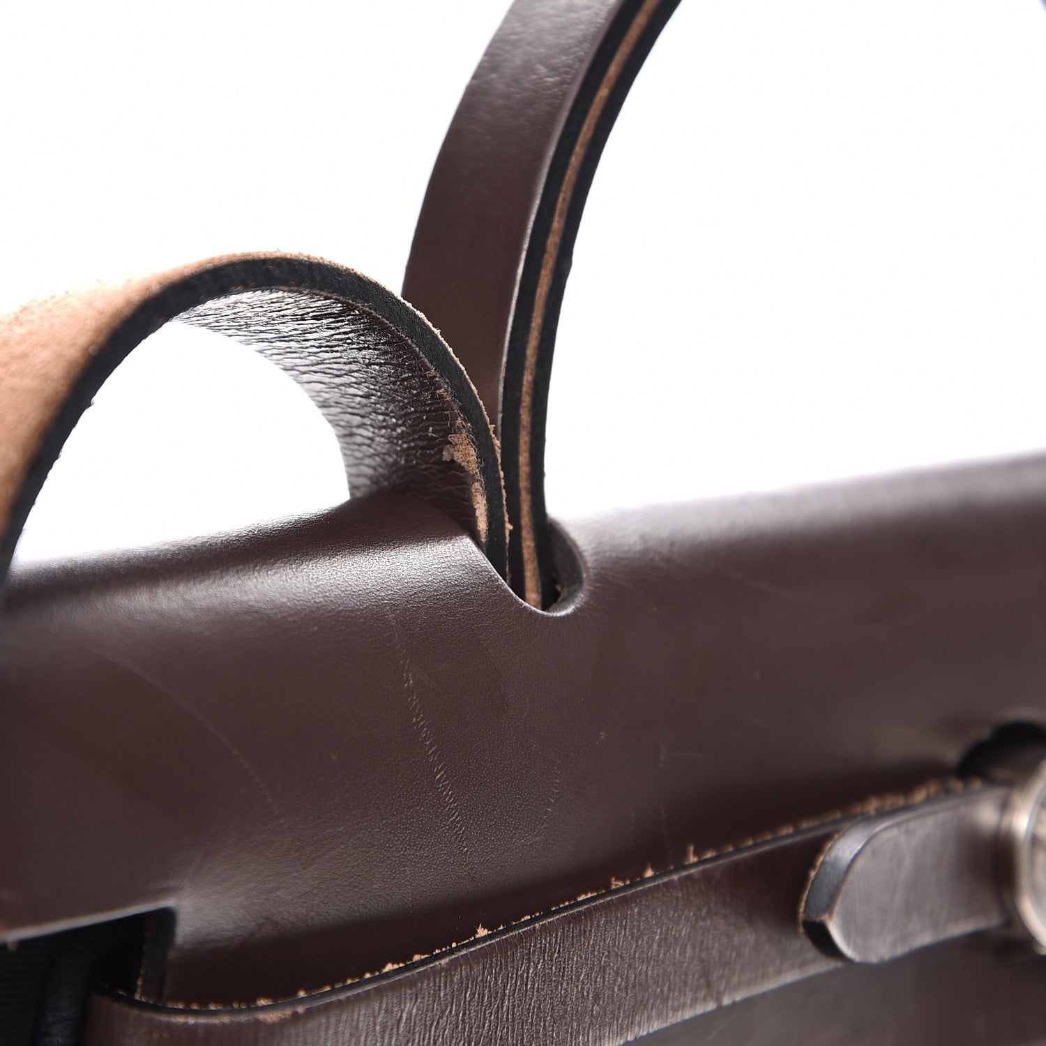 Hermes Toile Vache Hunter Herbag Zip PM 31 Black 11 of 11