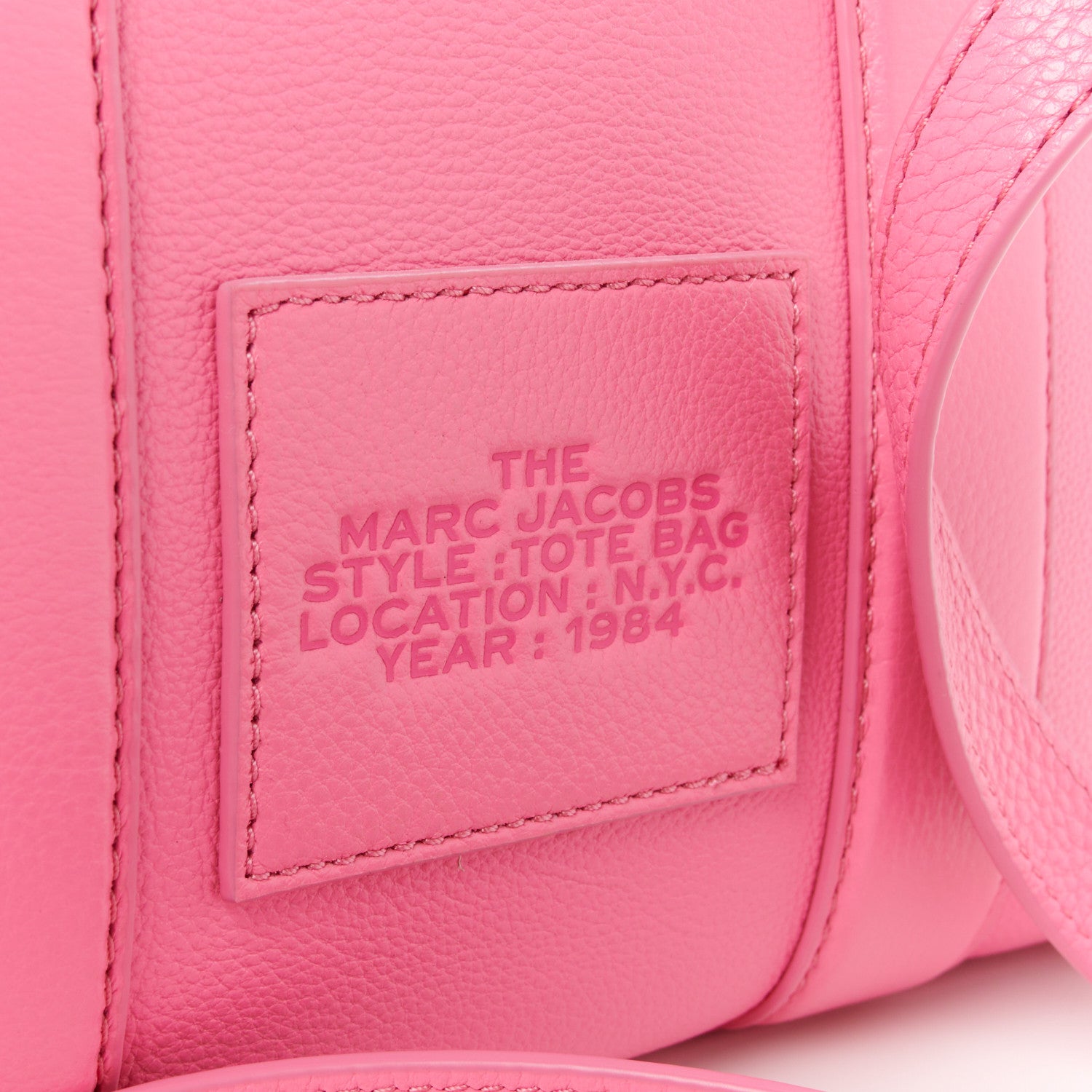 Marc Jacobs Grained Calfskin Small The Tote Bag Morning Glory 8 of 11