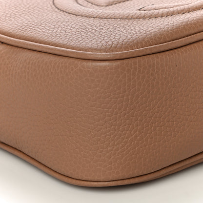 Gucci Pebbled Calfskin Small Soho Disco Bag Camelia 8 of 10