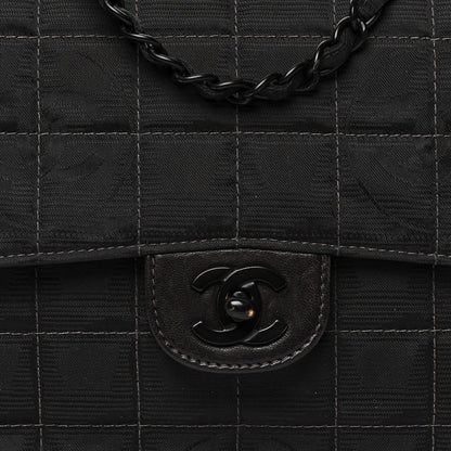 Chanel Nylon Medium Travel Flap Black 8 of 12