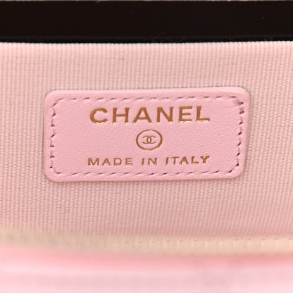 Chanel Lambskin Quilted Small Top Handle Vanity Case With Chain Light Pink 6 of 9