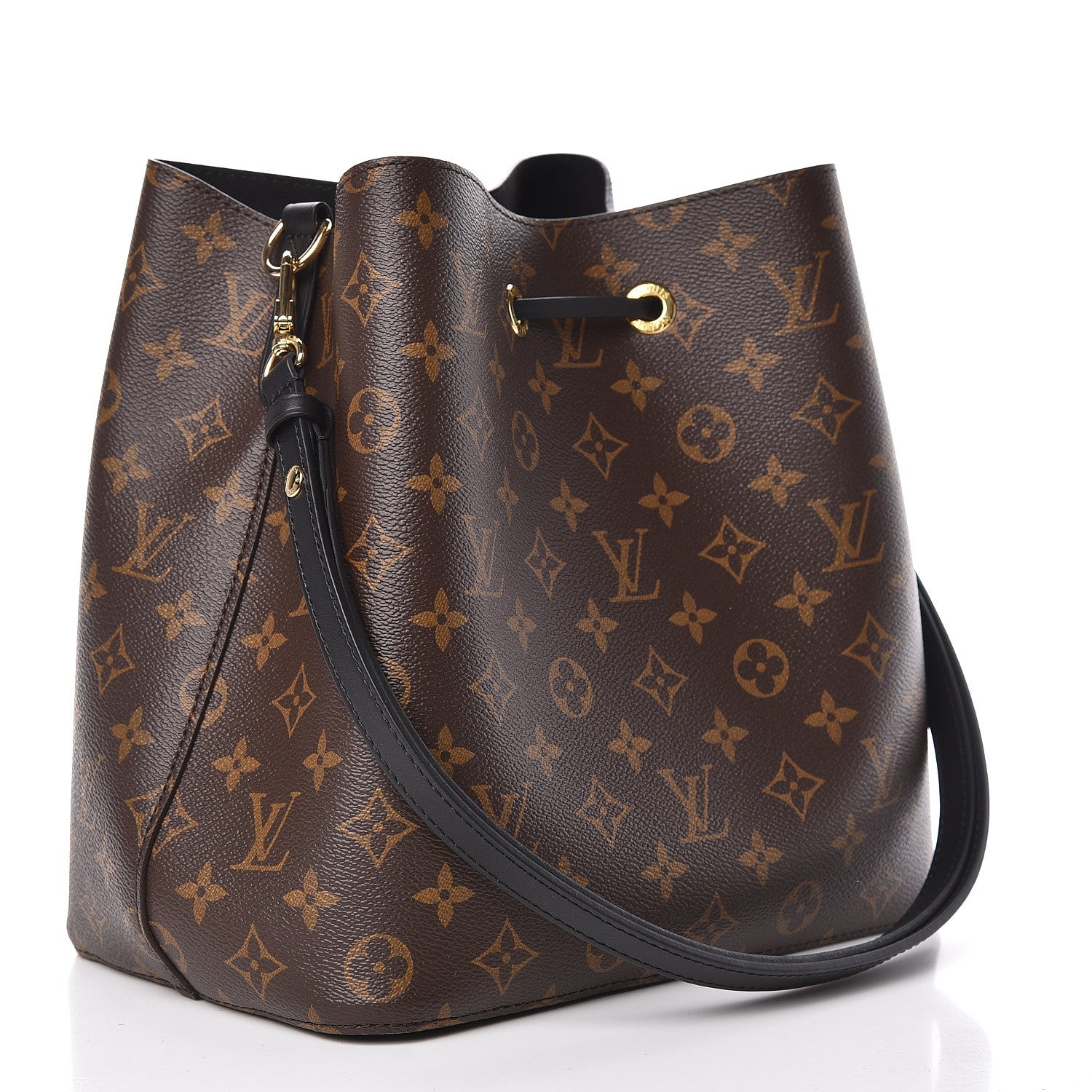 Louis Vuitton Monogram Neonoe MM Black 3 of 9